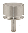 REM Stiftprobenteller, Ø 12,7 mm Kopf, Kopf 6 mm höher, Standard Pin, Aluminium
